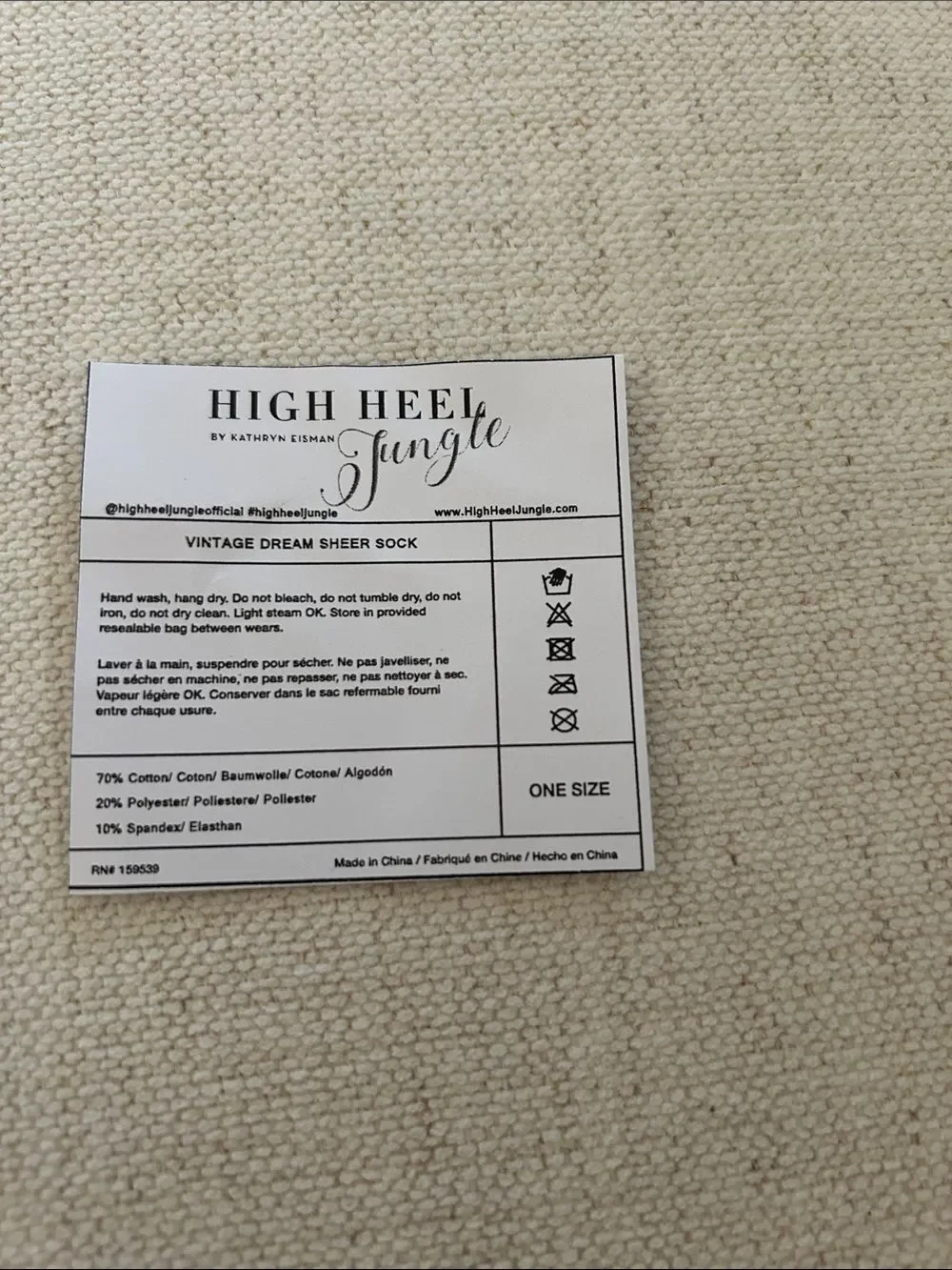 High Heel Jungle SHEER MAGIC KNEE SOCK - GOLD